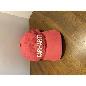 Carhartt Red Adjustable Baseball Cap